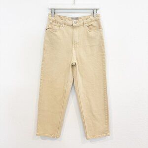 Everlane The Way High Rise Color Jean Soybean Cream Butter Yellow Denim Size 29